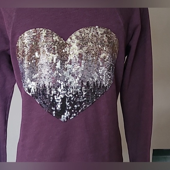 Victoria Secret Jacket with heart sequins on back size medium - Picture 3 of 9